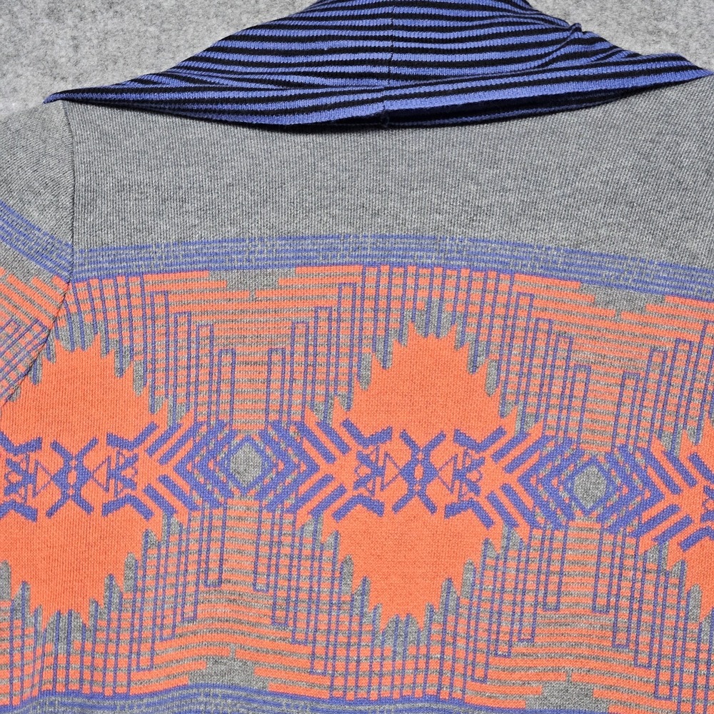 Twelfth Street by Cynthia Vincent Log Cabin cardigan sweater Small - Picture 6 of 10
